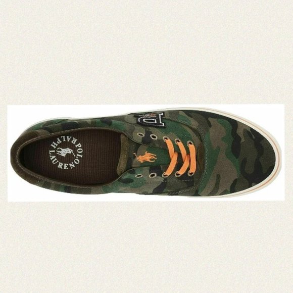 Polo Ralph Lauren Thorton III Mens Suede Camo Low Top Sneakers - Picture 6 of 7